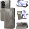 Peňaženkové kožené puzdro MANDALA na Huawei P50 Pro – Šedá