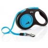 Flexi New Neon M pásek 5 m, max.25 kg, modrá