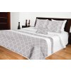 Prehozynapostel Biely prehoz na posteľ s luxusným vzorom MARNMD-B01_198 200 x 220 cm