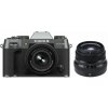 FUJIFILM X-T50 sivý + XC15-45 mm + XF 35mm f/2 R WR čierny
