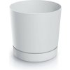 Kvetináč Tubo P biely 17,8 cm Prosperplast