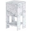 Houseland Nočný stolík Ema mramor Carrara