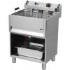Fritéza elektrická 0,5 kW/l, 30 l stolná s výpustou 400 V | REDFOX - FE 60 T/P