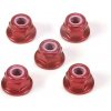 Tamiya Matica samoistiaca na kolesá ALU červené M4 5 ks