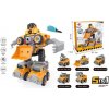 Robot 5v1 premieňateľný na vozidlá DIY