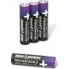 AlzaPower Rechargeable HR03 (AAA) 1 000 mAh 4 ks v eko-boxe