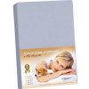 BELLATEX s. r. o. KL2: Jersey s elastanom, plachta 140 × 200 342 svetlosivá