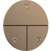 Hansgrohe ShowerSelect Comfort S - Ventil pod omietku pre 3 spotrebiče, kartáčovaný bronz 15558140