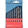 Extol Premium 8801221 | Vrtáky do dreva špirálové 3-10 mm, CrV - sada 8 dielna