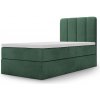 Čalúnená boxspring posteľ Magic Mini 90x200 - zelená