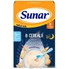 SUNAR mliečna KAŠA 8 CEREÁLIÍ Na dobrú noc piškótová 8m+ 210 g