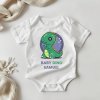 Detské body s vlastnou potlačou - Baby Dino 80 (9-12m) Krátky rukáv