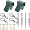 Montážna sada pre hojdačku, spojky 90x90, zelená