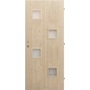 Hrdinka Palubkové dvere Quatro mix - zámok 70 cm Ľavé