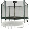 Trampolína Aga SPORT PRO 400 cm Dark Green + ochranná sieť