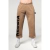 Pánske nohavice Nebbia Gym Sweatpants Baggy Style GYM BRO Light Brown L