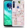 Picasee silikónový prehľadný obal pre Motorola Moto G8 - Glam Babe