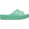 Crocs dámske šľapky Classic Platform Slide 37,5 w7 Jade Stone