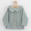 Dojčenský kabátik na gombíky New Baby Luxury clothing Laura sivý - 62 (3-6m)