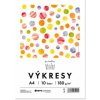 Výkresy 180 g, A4, 10 ks, farba biela