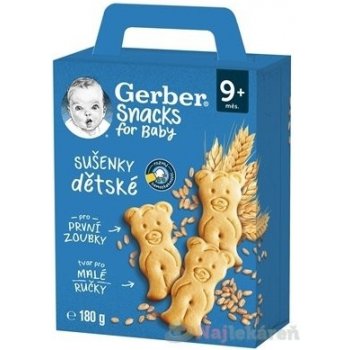 Gerber Snacks for Baby Detské sušienky 180 g