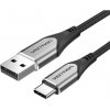 Vention CODHD USB 2.0 A a USB-C 3A, 0,5m, sivý