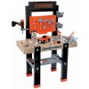 Smoby dielňa pre deti Black+Decker 360701 čierno-oranžová