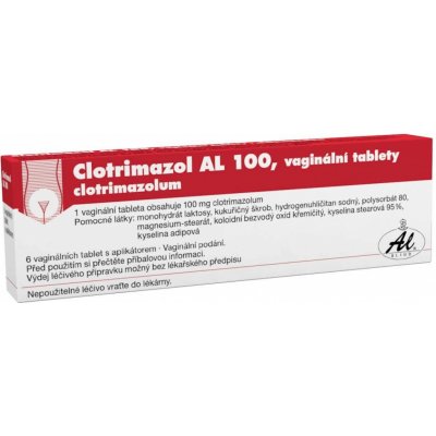 Clotrimazol AL 100 tbl.vag.6 x 100 mg