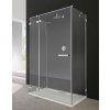 RADAWAY EUPHORIA KDJ+S 80cm ľavé dvere do kombinácie, predná časť sprchového kúta KDJ+S, profil chróm, sklo číre, 383512-01L383221-01L