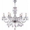 GLOBO 63116-6 CUIMBRA I Luster s krištáľmi 6xE14 40W IP20 chróm
