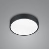 Trio Lighting LED stropné svietidlo Waco, CCT, Ø 31 cm, čierna matná - 627413032