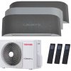 Klimatizácia Toshiba Haori multisplit 3x 2,5kW + vonkajšia 5,2kW (2,5kW + 2,5kW + 2,5kW / vonk. 5,2kW)