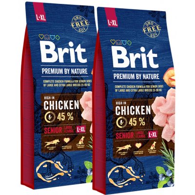 Brit Premium by Nature Senior L + XL 2 x 15 kg