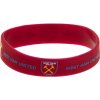 WEST HAM UNITED FC Silikónový náramok West Ham United FC, vínový