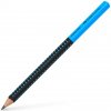 Grafitová ceruzka Faber-Castell Grip Jumbo / HB čierna/modrá