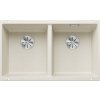 Blanco Subline 350/350 U Granitový drez - Biela soft