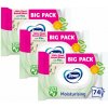 Zewa Moisturising BigPack Vlhčený 3 x 74 ks