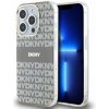 DKNY PC/TPU Repeat Pattern Tonal Stripe Magsafe Apple iPhone 15 Pro DKHMP15LHRHSEE Beige