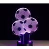 Beling 3D lampa, Futbalové balóny, 7 farebná S156