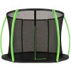 INLEA Vnútorná ochranná sieť na trampolínu ULTIMATE Jump s celkovým priemerom 250 cm na 6 tyč výška 165 cm - svetlozelená