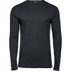 Tee Jays | 530, Pánske tričko Interlock s dl. rukávom, sivá dark, S
