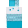 BELISIMA 6-dielne posteľné obliečky Hviezdička 100x135 tyrkysové 100x135 tyrkysová