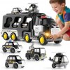 Policajné auto 7 v 1, Nákladné auto, Transportér áut, Hračka, Darček