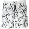 KARL LAGERFELD BEACHWEAR Perfektné Pánske Plavky Biela
