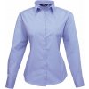 PREMIER PR 300 / Dámska popelínová košeľa s dlhým rukávom - mid blue 5XL