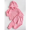I love milk I love milk Detská mikina s kapucňou ružová 74-80 ( 6-12M)