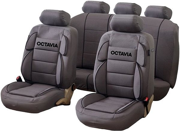 Autopoťah CAPPA Octavia Luxury sivé