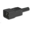 PREMIUMCORD Konektor napájecí 230V na kabel (samec, IEC C20) cs220m16