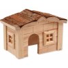 Small Animal domek dřevěný jednopatrový 20,5 x 14,5 x 12 cm