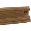 Döllken , Soklová podlahová lišta SLK50 W130 Dub kanadský 2,5 m, koncovka ľavá, hnedá